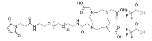 DOTA-tris(acid)-amido-dPEG 23-Maleimide 