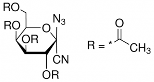 2,3,4,6-Tetra-O-acetyl-1-azido-1-deoxy--D-galactopyranosyl cyanide 712817-100MG