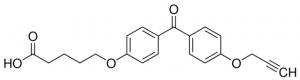 5-(4-(4-(Prop-2-yn-1-yloxy)benzoyl)phenoxy)pentanoic acid 900613-50MG