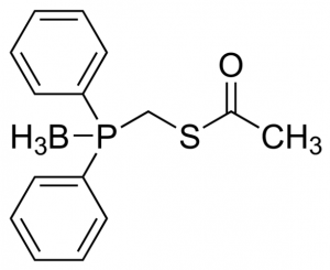 Acetylthiomethyl-diphenylphosphine borane complex 