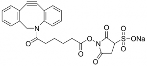 Dibenzocyclooctyne-sulfo-N-hydroxysuccinimidyl ester 
