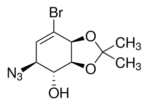 [3aS-(3a,4,5,7a)]-5-Azido-7-bromo-3a,4,5,7a-tetrahydro-2,2-dimethyl-1,3-benzodioxol-4-ol 493406-500MG