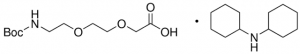 2-[2-(Boc-amino)ethoxy]ethoxyacetic acid (dicyclohexylammonium) salt 14766-500MG-F