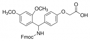 4-[(2,4-Dimethoxyphenyl)(Fmoc-amino)methyl]phenoxyacetic acid 