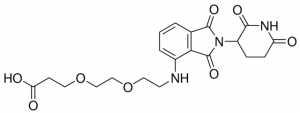 Pomalidomide-PEG2-CO2H 901526-50MG