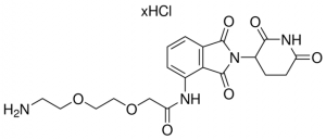 Pomalidomide-PEG2-NH2 hydrochloride 901513-50MG