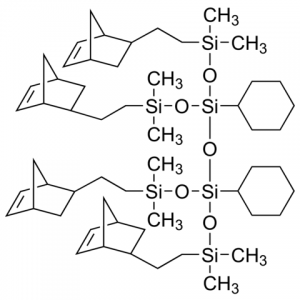 1,3-Dicyclohexyl-1,1,3,3-tetrakis[(norbornen-2-yl)ethyldimethylsilyloxy]disiloxane 