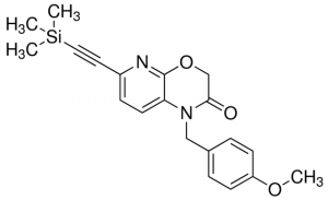1-(4-Methoxybenzyl)-6-((trimethylsilyl)ethynyl)-1H-pyrido[2,3-b][1,4]oxazin-2(3H)-one ADE001254-1G