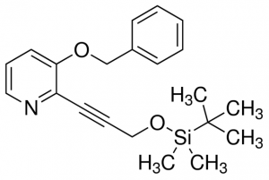 3-(Benzyloxy)-2-(3-((tert-butyldimethylsilyl)oxy)prop-1-yn-1-yl)pyridine ADE000137-1G
