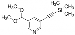 3-Dimethoxymethyl-5-trimethylsilanylethynyl-pyridine ADE000377-1G