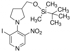 4-(3-((tert-Butyldimethylsilyloxy)methyl)pyrrolidin-1-yl)-3-iodo-5-nitropyridine ADE000705-1G