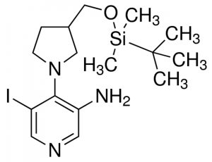 4-(3-((tert-Butyldimethylsilyloxy)methyl)pyrrolidin-1-yl)-5-iodopyridin-3-amine ADE000706-1G
