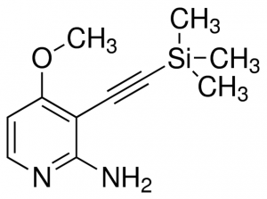 4-Methoxy-3-((trimethylsilyl)ethynyl)pyridin-2-amine ADE000535-1G