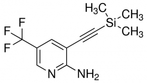 5-(Trifluoromethyl)-3-((trimethylsilyl)ethynyl)pyridin-2-amine ADE000615-1G