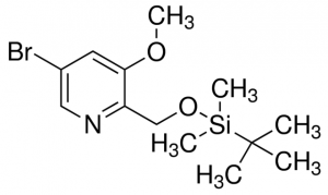 5-Bromo-2-((tert-butyldimethylsilyloxy)methyl)-3-methoxypyridine ADE000515-1G