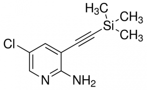 5-Chloro-3-((trimethylsilyl)ethynyl)pyridin-2-amine ADE000447-1G