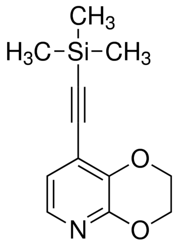8-((Trimethylsilyl)ethynyl)-2,3-dihydro-[1,4]dioxino[2,3-b]pyridine ADE000031-1G
