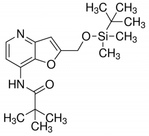 N-(2-((tert-Butyldimethylsilyloxy)methyl)furo[3,2-b]pyridin-7-yl)pivalamide ADE001157-1G