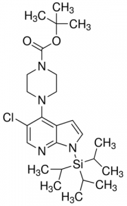 tert-Butyl 4-(5-chloro-1-(triisopropylsilyl)-1H-pyrrolo[2,3-b]pyridin-4-yl)piperazine-1-carboxylate ADE001001-1G