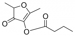 2,5-Dimethyl-3-oxo-(2H)-fur-4-yl butyrate 