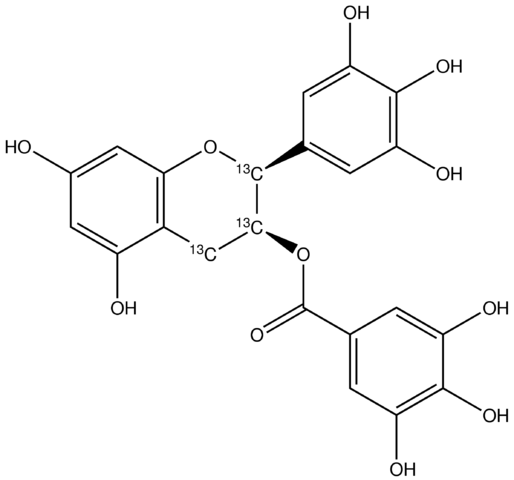 ()-Epigallocatechin-2,3,4-13C3 gallate 