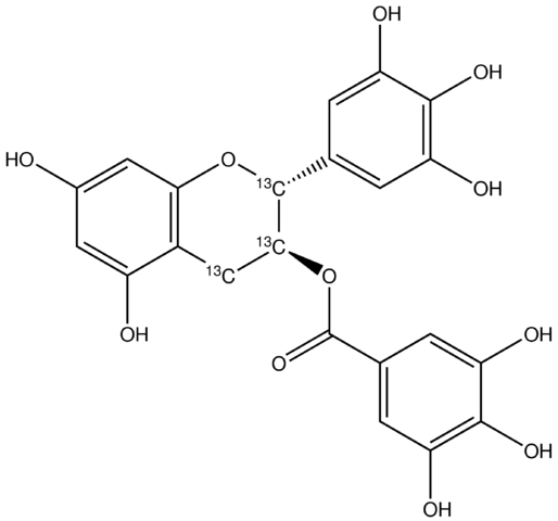 ()-Gallocatechin-2,3,4-13C3 gallate 