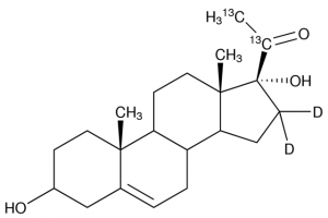 17-Hydroxypregnenolone-20,21-13C2,16,16-d2 