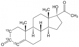 17-Hydroxyprogesterone-2,3,4-13C3 