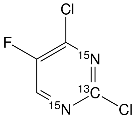 2,4-Dichloro-5-fluoropyrimidine-2-13C,15N2 