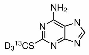 2-(Methyl-13C,d3-thio)adenine 