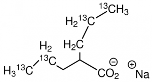 2-(Propyl-2,3-13C2)pentanoic-4,5-13C2 acid sodium salt 