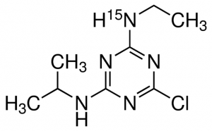 2-Chloro-4-ethylamino-15N-6-isopropylamino-1,3,5-triazine 