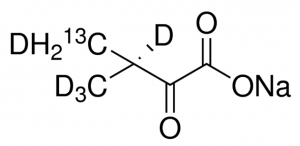 2-Keto-3-(methyl-13C,d1)-butyric-3,4,4,4-d4 acid sodium salt 795917-100MG