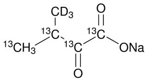 2-Keto-3-(methyl-d3)-butyric acid-1,2,3,4-13C4 sodium salt 