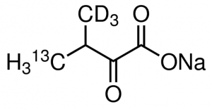 2-Keto-3-(methyl-d3)-butyric acid-4-13C sodium salt 