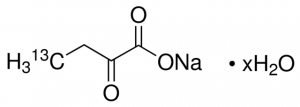 2-Ketobutyric acid-4-13C sodium salt hydrate 