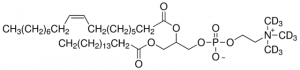 2-Oleoyl-1-palmitoyl-rac-glycero-3-phosphocholine-(trimethyl-d9) 