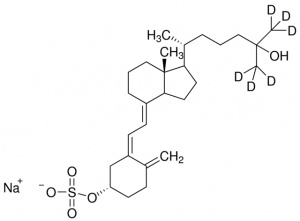 25-Hydroxyvitamin D3-26,26,26,27,27,27-d6 sulfate sodium salt solution 