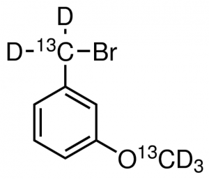 3-Methoxy-13C,d3-benzyl--13C,,-d2 bromide 
