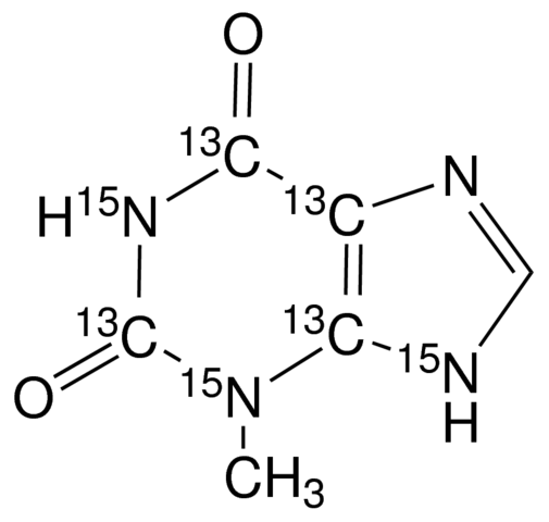3-Methylxanthine-2,4,5,6-13C4, 1,3,9-15N3 