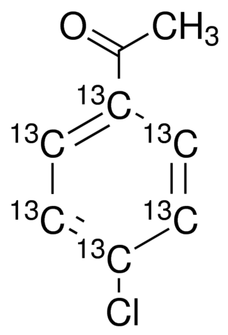 4-Chloroacetophenone-(phenyl-13C6) 