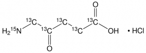 5-Aminolevulinic acid-13C5, 15N hydrochloride 711187-10MG