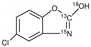 Chlorzoxazone-2-13C-3-15N-hydroxyl-18O 
