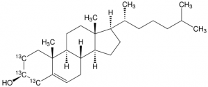 Cholesterol-2,3,4-13C3 