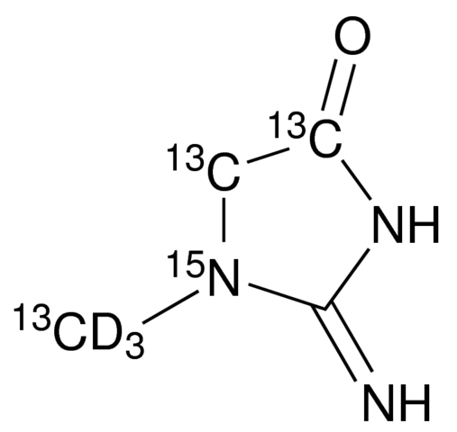 Creatinine-4,5-13C2-1-15N-(methyl-13C,d3) 