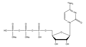 Cytidine-15N3 5-triphosphate disodium salt solution 