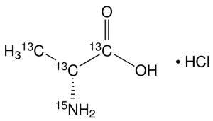 D-Alanine-13C3, 15N hydrochloride 