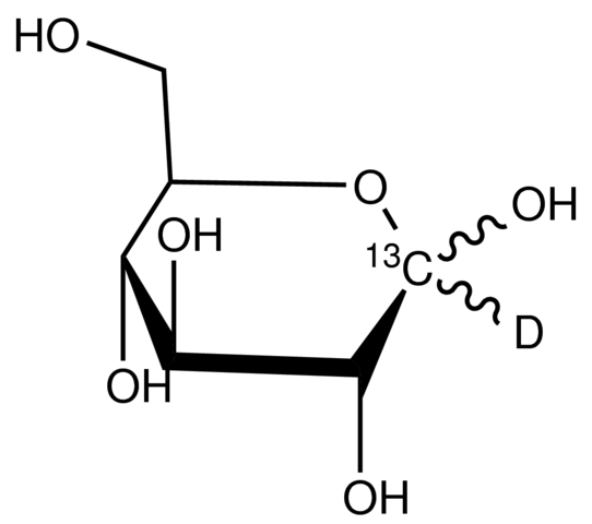D-Glucose-1-13C,1-d 
