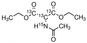 Diethyl acetamidomalonate-13C3, 15N 