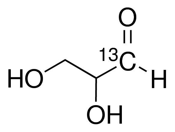 DL-Glyceraldehyde-1-13C solution 